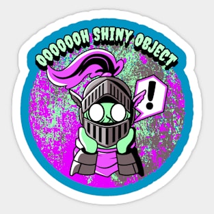 Ooooooh Shiny Object Graphic Sticker